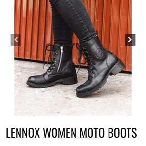Umberto Luce moto boots